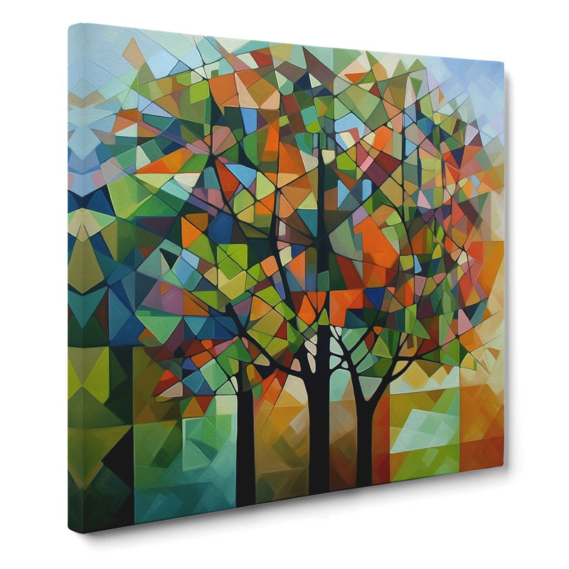 Modern Wall Art - Wrapped Canvas, 35cm H x 35cm W x 3cm D