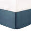 Édredon 7 pièces pour grand lit en coton bleu