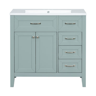1 35.98'' Single Bathroom Vanity Base Only