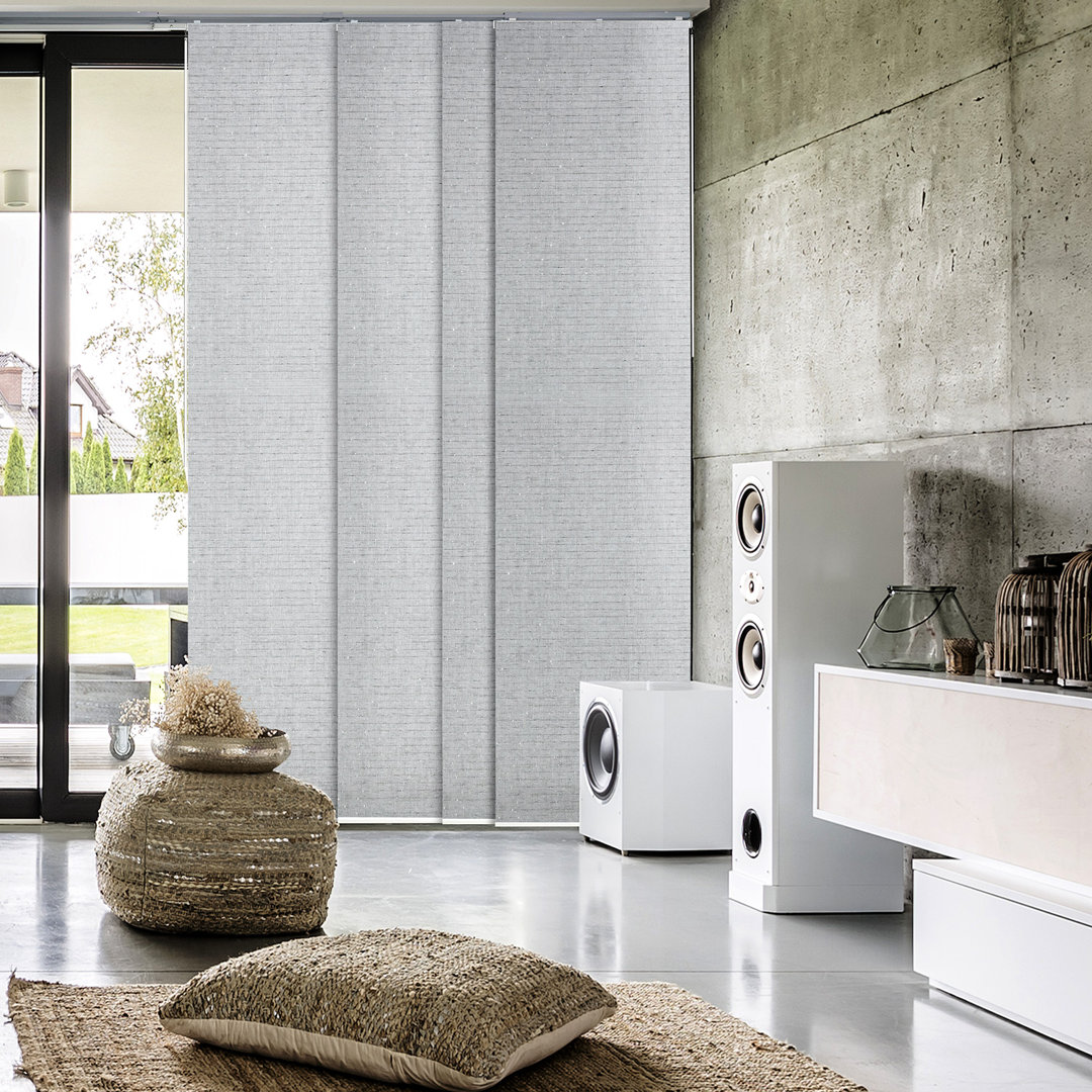 Sharmaine Deluxe Adjustable Sliding Room Semi-Sheer Vertical Blind Symple Stuff 