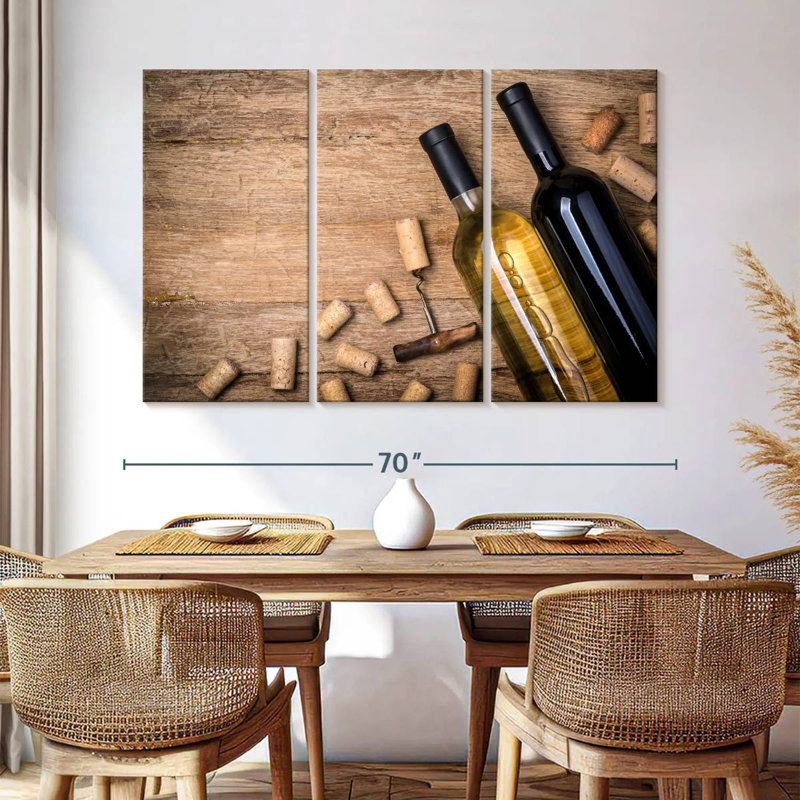 Yarlin Uncorking Wine Bottles, 36" H x 57" W