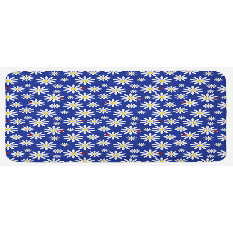 Tapis de cuisine coccinelles
