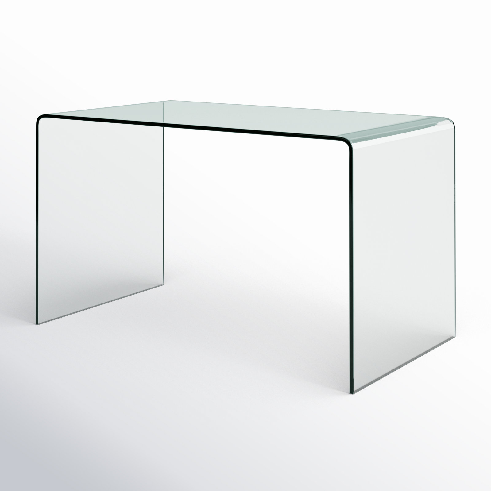 Writing Desk, Clear, 29" H x 50" W x 27.5" D