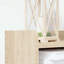 Armoire à chaussures rustique en bois à chevrons avec 4 portes rabattables, conception peu encombrante pour les vestibules modernes et organisés.
