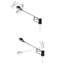 Arvis Single Light Iron Dimmable Plug-in Armed Sconce