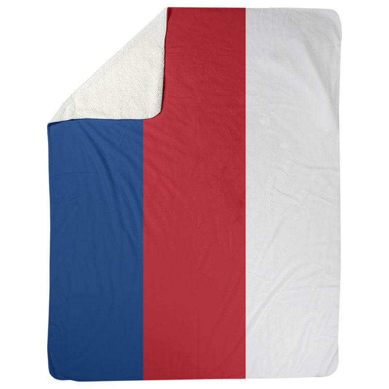 Quilted Throw Blanket, Texas, 60" W x 80" L, Royal Blue/Red/White
