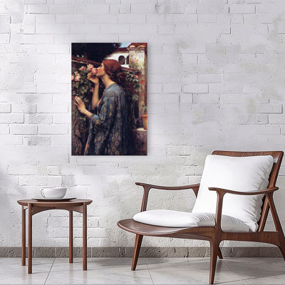 «The Soul Of The Rose», reproduction d'art classique de paysage d'orchidée violette