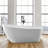 55.3" X 28.3" Freestanding Soaking Bathtub-86772436
