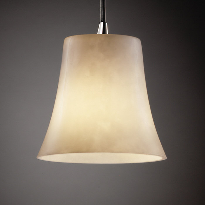 Doinel 1 - Light Unique/Statement Pendant, Polished Chrome, Black