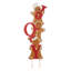 Piquet de Noël en métal 46,75 "H Joyy Gingerbread