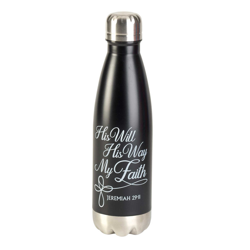 17 oz. Bouteille d'eau isolée en acier inoxydable
