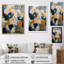 "Orange Happiness", peinture abstraite sur toile-655490041-655490042