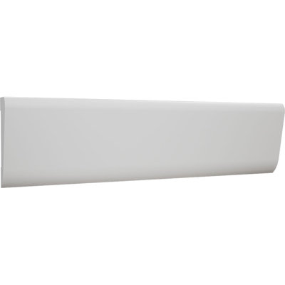 Wm327 - H 2 1/8 po x P 1/2 po x L 84 po, moulure de porte de ranch en PVC TrueCraft, blanc