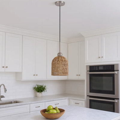 Pillager 1 - Light Brown/Chrome Single Pendant