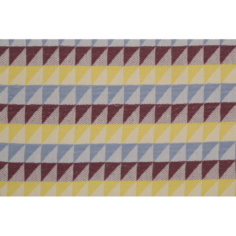 Handloom Jacquard Collection Table Placemat 14x18 Inch, Purple;Blue;Yellow