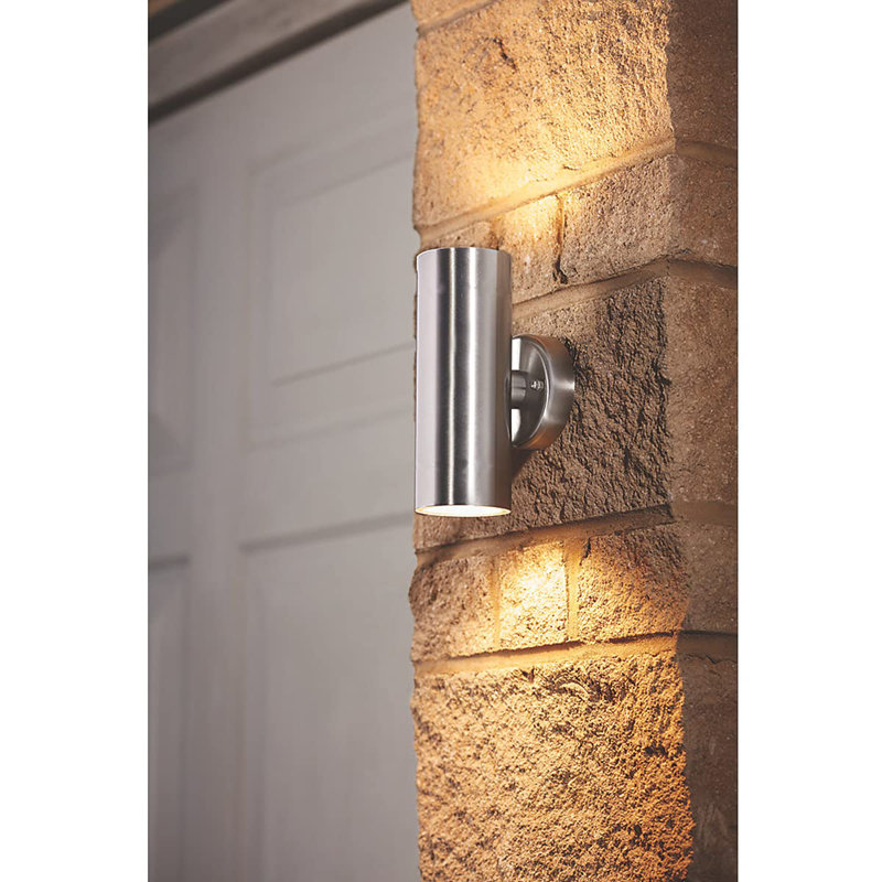 Mullaney Integrated LED Outdoor Sconce, Silver