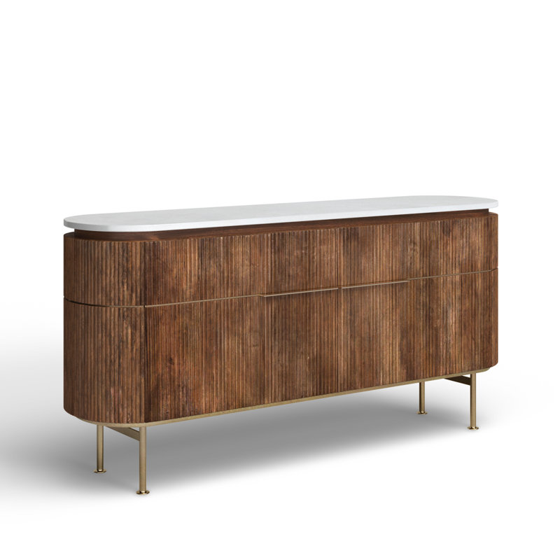 Marty 63'' Solid Wood Console Table