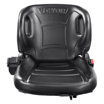 Universal Forklift Seat,Tractor Seat with Adjustable Angle Back, Micro Switch and Seatbelt,Wrap-around Forklift Seat for Tractor Loader Excavator