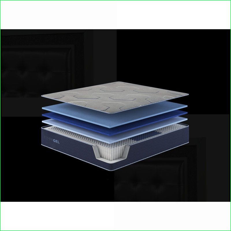 California King Restonic TempaGel Mattress - Dual Cooling Gel Foam &amp; Marvelous Middle Coils for Master Bedroom, King