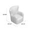 Minne Faux Leather Swivel Armchair-23541272