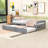 Twin Size Platform Bed with Twin Trundle-966105531