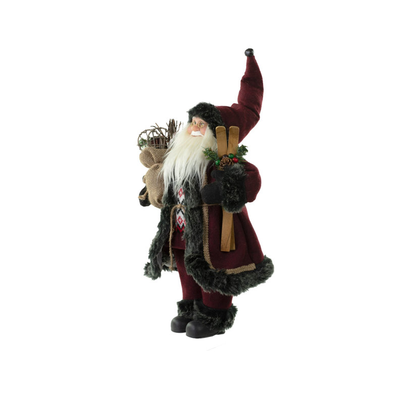 Père Noël debout et joyeux