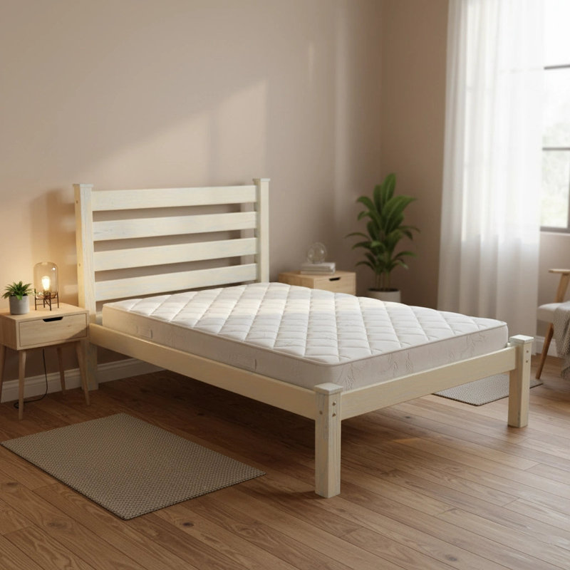 Lit double en bois massif Versaloft Homestead Amish Crafted, Non fini, Lit double
