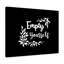 Empty Yourself 1 Piece Wrapped Canvas Wall Art-1020205927