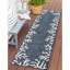 Tapis bleu marine intérieur / extérieur Mance-3960407