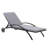 Chagoya Outdoor Single chaise with Cushions-633436982