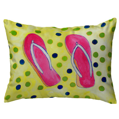 Flip Flops Indoor/Outdoor Lumbar Pillow