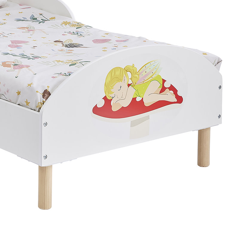 Kids White Toddler Bed – Fairy