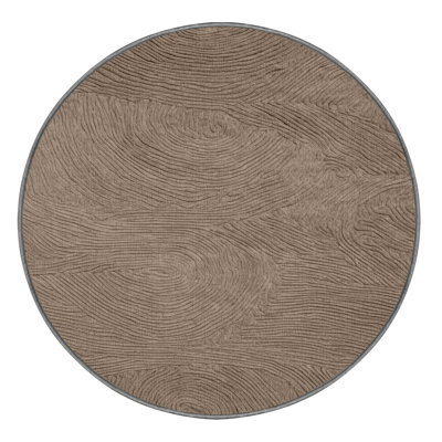 Machine Washable Abstract Gray Area Rug