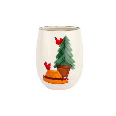 Old St. Nick Handmade Terra Bianca Table Vase