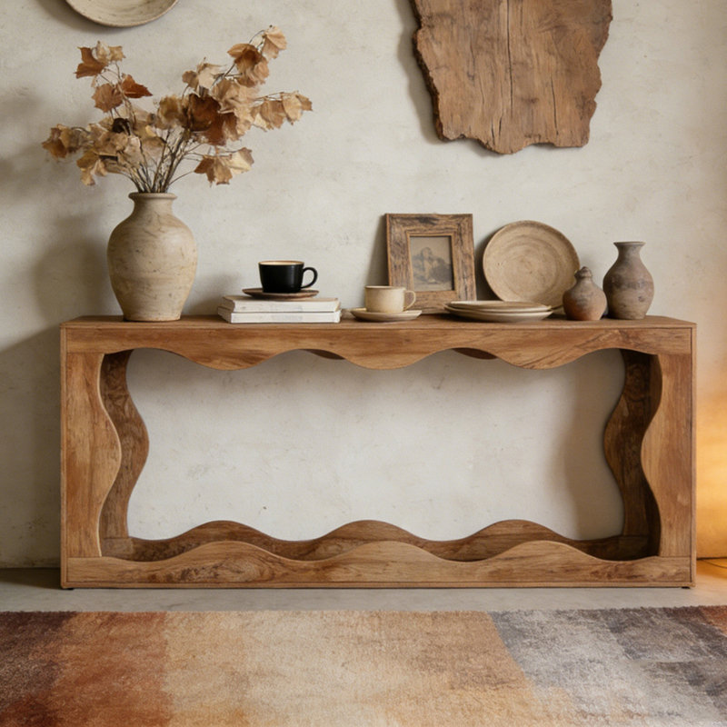 Table d'entrée de style moderne, Bois