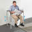 4-Legged Adjustable Raised Toilet Seat Safety Rail For Elderly