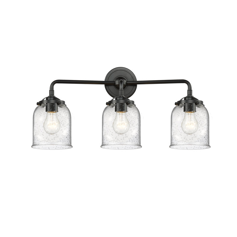 Éclairage pour salle de bain 2 lumières Bonomo, DEL, Granuleux, Bronze huilé