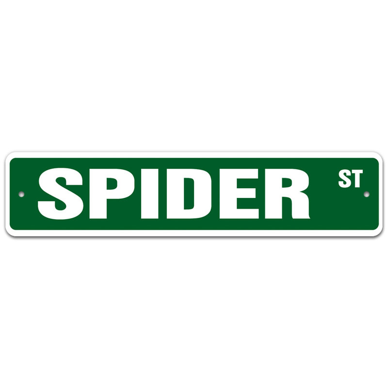 Plaque de rue, H 6 po x l 24 po x P 0,1 po
