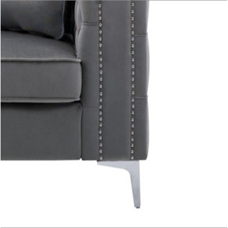 Causeuse en velours Lorreto