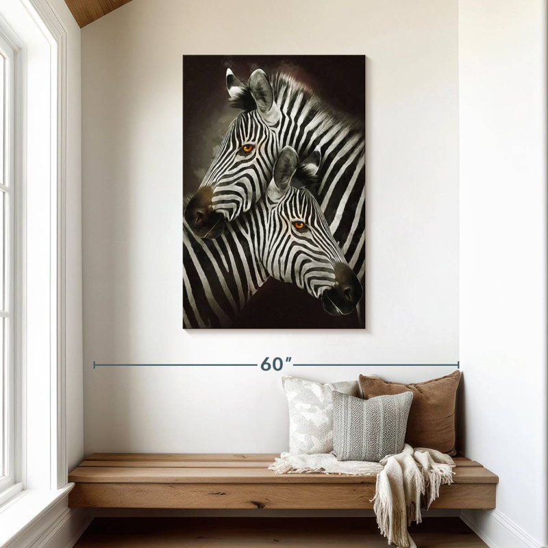 Brampt Zebra Hug, 45" H x 30" W