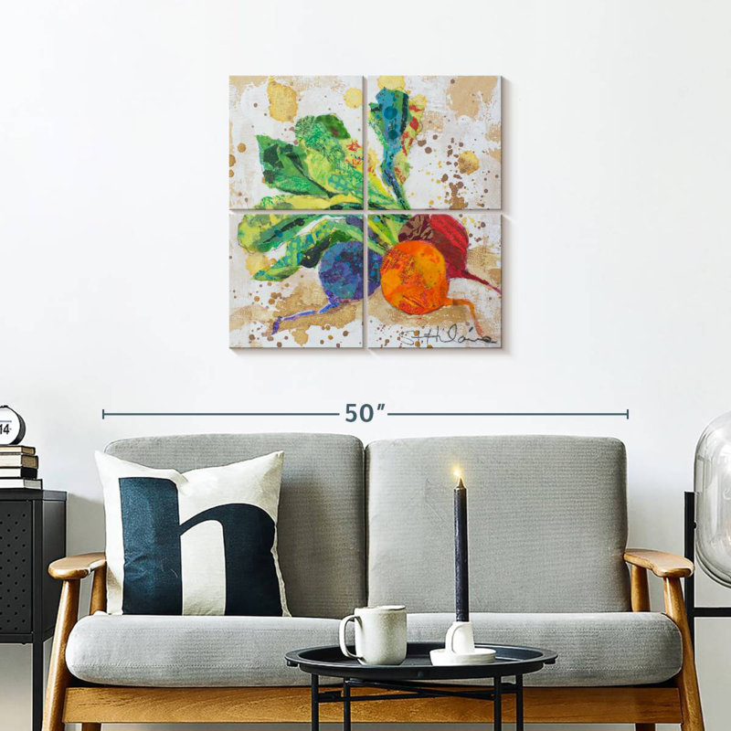 Yarlin Veggie Splash I, H 26 po x l 26 po