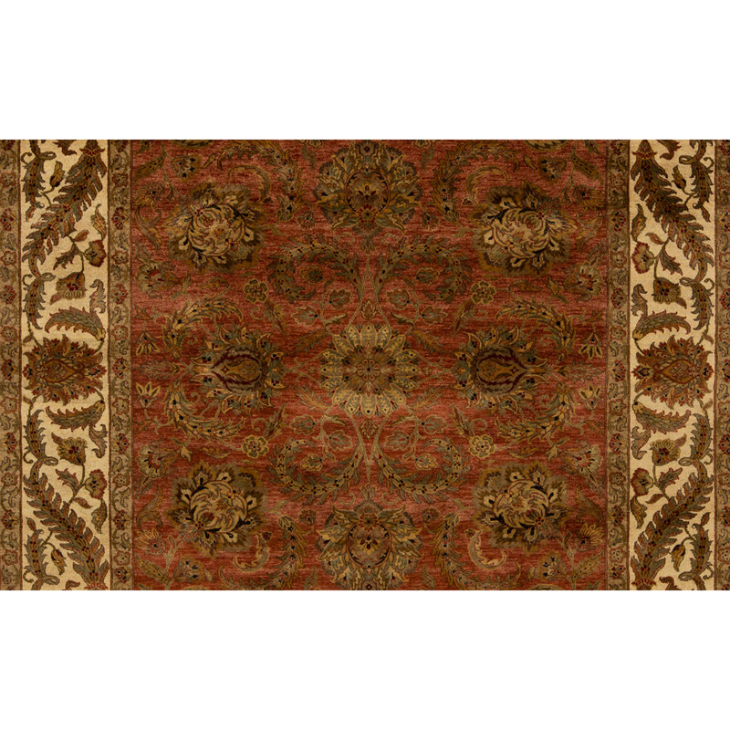 Tapis rouille de haute qualité noué à la main