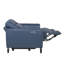 Fauteuil inclinable électrique Artsiom Sansa - océan