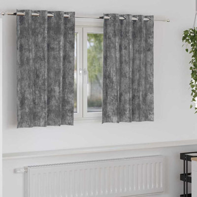 Alithia Velvet Room Darkening Curtain Pair