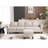 Convertible Sectional Sofa With Storage,L-Shaped Sofa,Four-Seater Sofa,Modern Linen Fabric Sectional Couches For Living Room-785108536