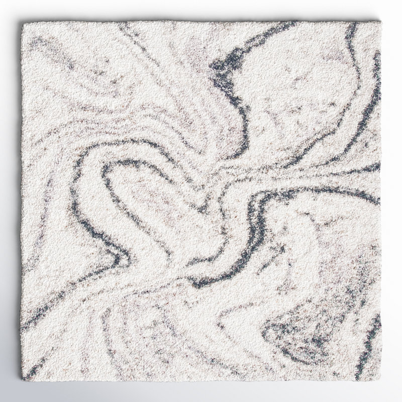 Tapis ivoire / gris Speight, Carré 6 pi 7 po, Ivory/Grey