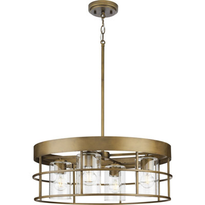 Lustre géométrique à 4 lumières Jhuhi