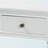 Dune French Farmhouse White Finished Wood 3-Drawer Console Table, 31.72'' H X 39.28'' W X 9.2'' D-1301900359