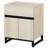 Aadam Modern End Table With 1 Drawer & 1 Storage Cabinet-642120619