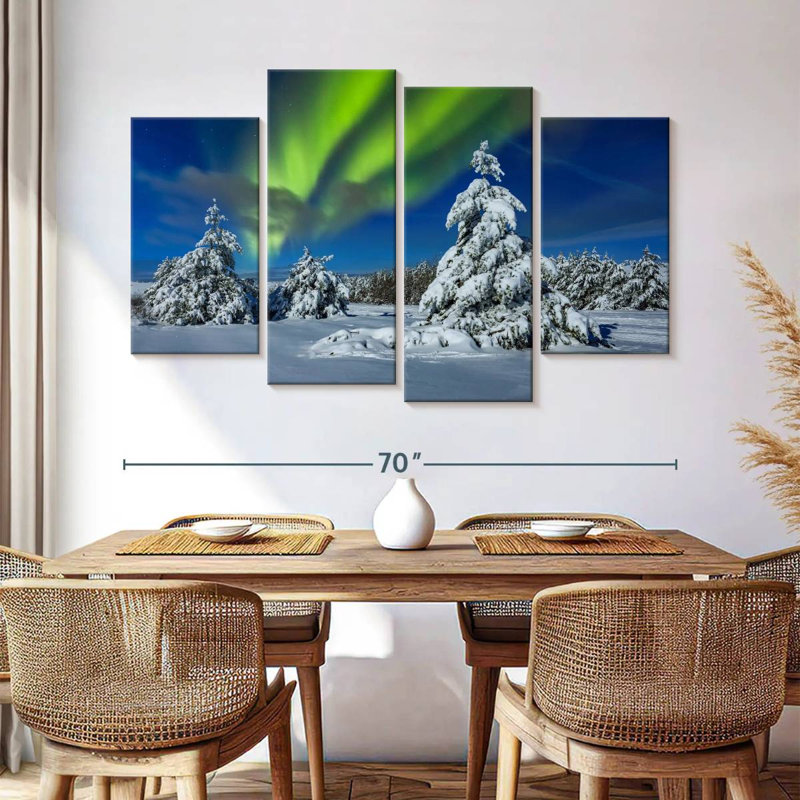 Alvord Winter Northern Lights, 42" H x 68" W